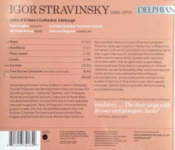 CD Igor Stravinsky: Choral Works Mass / Cantata 123616
