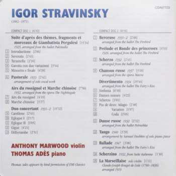 2CD Igor Stravinsky: Complete Music For Violin & Piano 309500