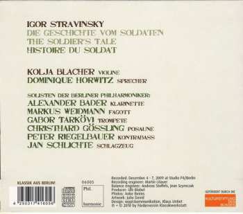 CD Igor Stravinsky: Die Geschichte Vom Soldaten  278110