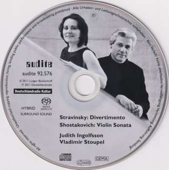 SACD Igor Stravinsky: Divertimento / Violin Sonata 123095