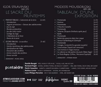 CD Igor Stravinsky: Le Sacre Du Printemps / Tableaux D'Une Exposition 451072