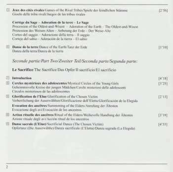 2CD Igor Stravinsky: Le Sacre Du Printemps · The Firebird · Pétrouchka · Pulcinella · Jeu De Cartes 44960