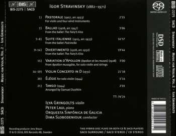 SACD Igor Stravinsky: Music For Violin, Vol. 2 394382