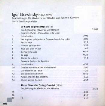CD Igor Stravinsky: Stravinsky In Black And White - Arrangements By The Composer 350808