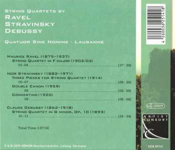 CD Igor Stravinsky: String Quartets 298161
