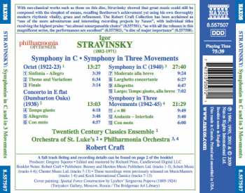 CD Igor Stravinsky: Symphony In C / Symphony In Three Movements / Octet For Winds / Dumbarton Oaks Concerto 304832