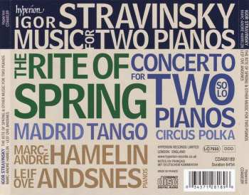 CD Igor Stravinsky: The Rite Of Spring & Other Music For Two Pianos 187076