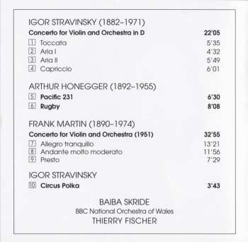 CD Igor Stravinsky: Violin Concertos / Circus Polka, Pacific 231, Rugby 297844