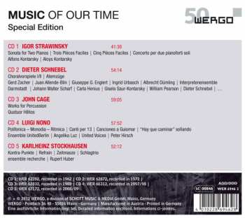 5CD/Box Set Igor Stravinsky: WERGO - 50 Years (Since 1962) 265836