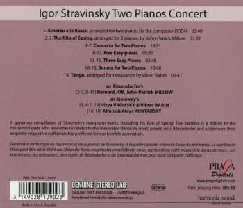 CD Igor Stravinsky: Works For Two Pianos Including Le Sacre Du Printemps 113625