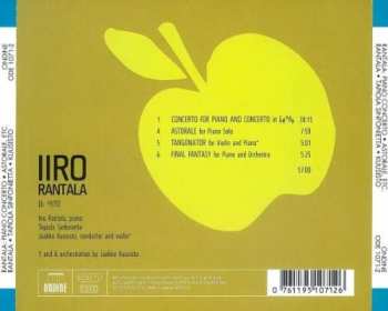 CD Iiro Rantala: Piano Concerto / Astorale / Tangonator / Final Fantasy 256647