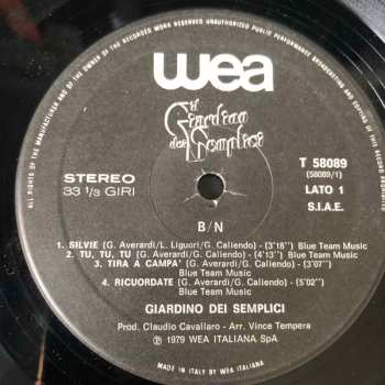 LP Il Giardino Dei Semplici: B / N