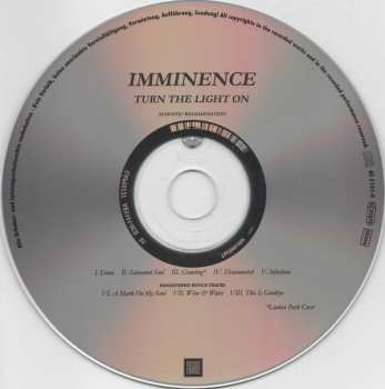 CD Imminence: Turn The Light On DIGI 310848