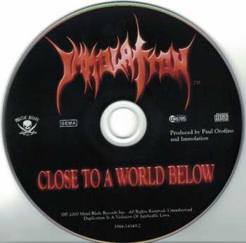 CD Immolation: Close To A World Below 423457