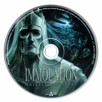LP Immolation: Majesty And Decay (transparent Blue Vinyl)