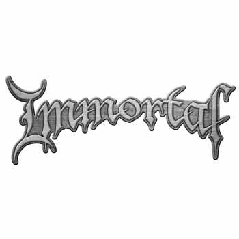 Merch Immortal: Placka Logo Immortal Ocel