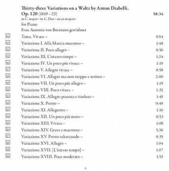 CD Imogen Cooper: Diabelli Variations, Etc. 322663