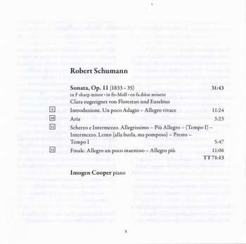 CD Imogen Cooper: Sonate, Op. 11 • Romanze • Humoreske • Romance • Le Ballet Des Revenants 338112