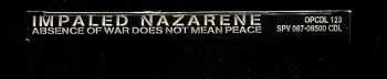 CD Impaled Nazarene: Absence Of War Does Not Mean Peace LTD 1007