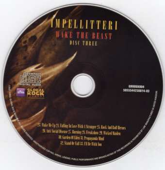 3CD Impellitteri: Wake The Beast - The Impellitteri Anthology 413906