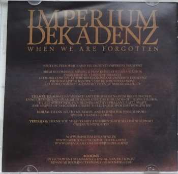 CD Imperium Dekadenz: When We Are Forgotten DIGI 424212
