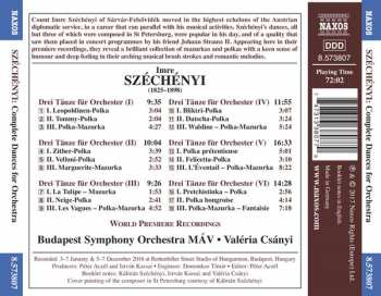 CD Imre Széchényi: Complete Dances For Orchestra  113131