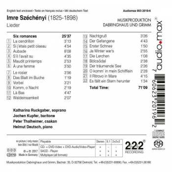 SACD Imre Széchényi: Lieder 356361