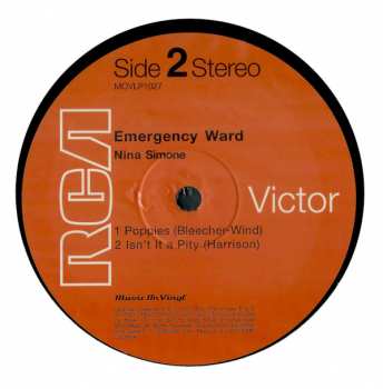 LP Nina Simone: In Concert - Emergency Ward!