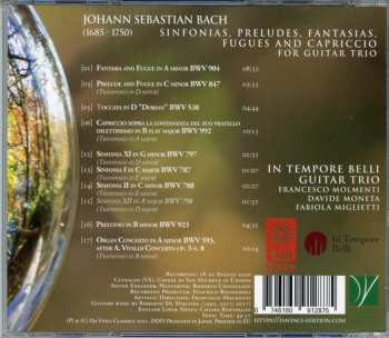 CD In Tempore Belli: Johann Sebastian Bach: Sinfonias, Preludes, Fantasias, Fugues and Capriccio For Guitar Trio 361097