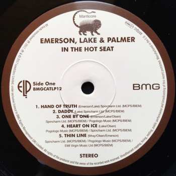 LP Emerson, Lake & Palmer: In The Hot Seat 17733
