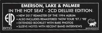 2CD Emerson, Lake & Palmer: In The Hot Seat DLX 17732
