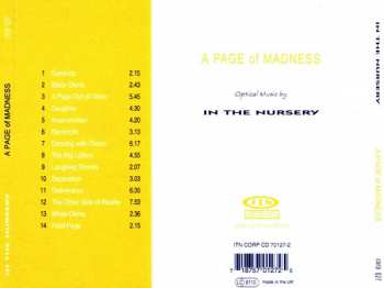 CD In The Nursery: A Page Of Madness 270462