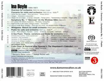 SACD Ina Boyle: A Sea Poem | Symphony No. 1 "Glencree" | Concerto For Violin And Orchestra | Wildgeese | Psalm For Cello And Orchestra | Overture For Orchestra | Colin Clout 402051