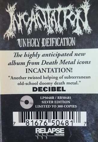 LP Incantation: Unholy Deification CLR | LTD 484747