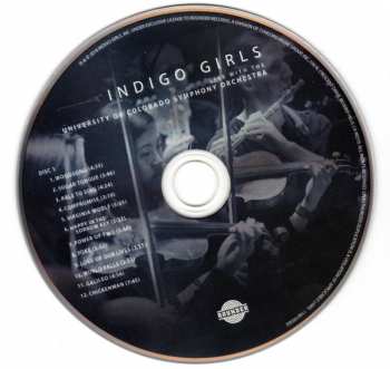 2CD Indigo Girls: Live With The University Of Colorado Symphony Orchestra 349942