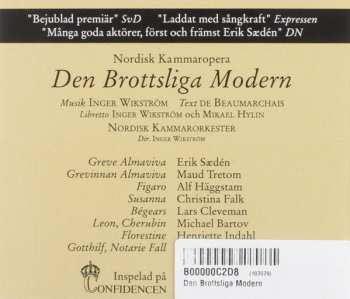 CD Inger Wikström: Den Brottsliga Modern 477601