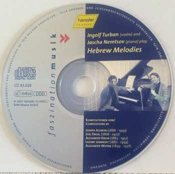 CD Ingolf Turban: Hebrew Melodies 116833