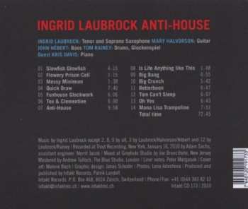 CD Ingrid Laubrock Anti-House: Anti-House 423577