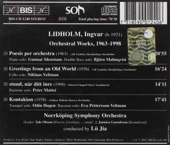 CD Ingvar Lidholm: 63-98 454668