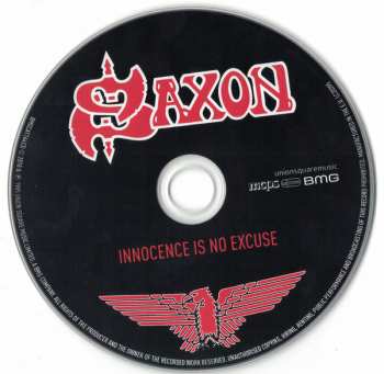 CD Saxon: Innocence Is No Excuse