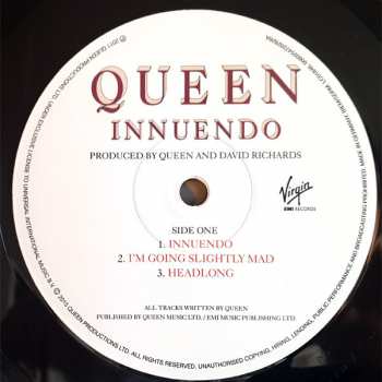 2LP Queen: Innuendo LTD 18035