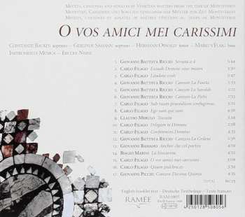 CD Instrumenta Musica: O Vos Amici Mei Carissimi 156052