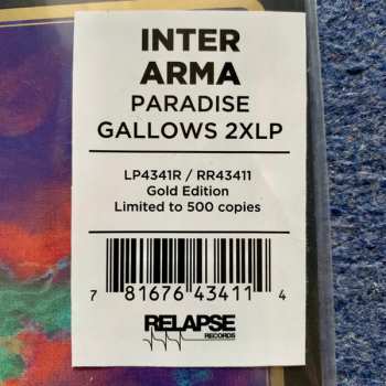 2LP Inter Arma: Paradise Gallows LTD | CLR 313550