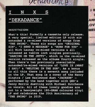 LP INXS: Dekadance LTD 330817