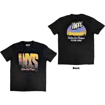 Merch INXS: Inxs Unisex T-shirt: Listen Like Thieves Tour (back Print) (xx-large) XXL