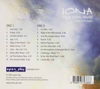 2CD Iona: Edge Of The World (Live In Europe) 233987