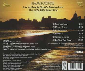 CD Irakere: Live At Ronnie Scott´s Birmingham the 1995 BBC Recording 148432