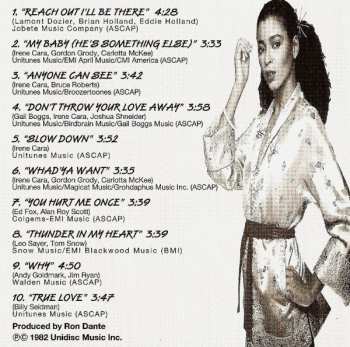 CD Irene Cara: Anyone Can See