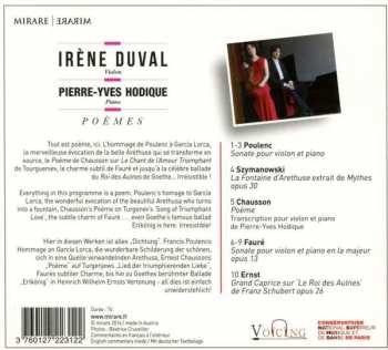 CD Irene Duval: Poèmes 389347