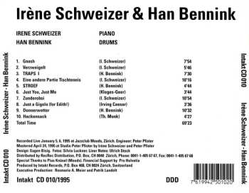 CD Irene Schweizer: Irène Schweizer & Han Bennink 454563